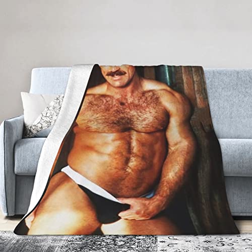 Tom Selleck Blanket Ultra-Soft Micro Fleece Blanket Warm Cozy Plush Bed Blanket Lightweight Sofa Throw Blanket #TOP1