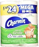 Charmin Sensitive Toilet Paper, Mega Roll, 6 Count