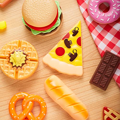 Joyin 50014 50 Piece Set Of Kitchen Toys, Dinnerware, Dummy Fruits, Vegetables, Plastic Accessories For Children Educational Learning Toy, Role Play Gift thumb #3