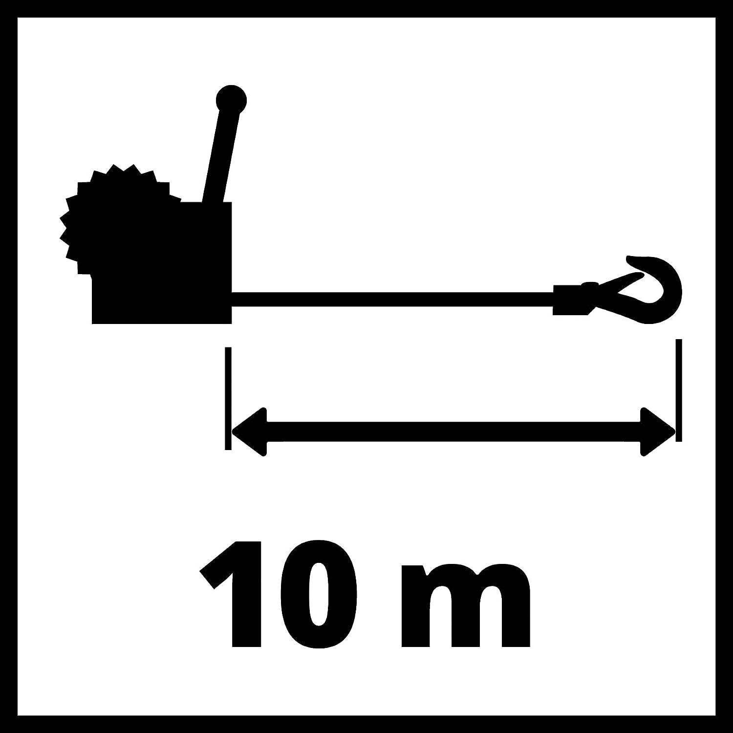 Einhell Cabestrante de cable manual TC-WI 500 500 kg 10 m cable de alambre