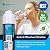 SpiroPure Inline Filter NSF Coconut Shell Granular Carbon Water Filter with 1/4" Quick-Connect, 2" x 10" (1 Pack)
