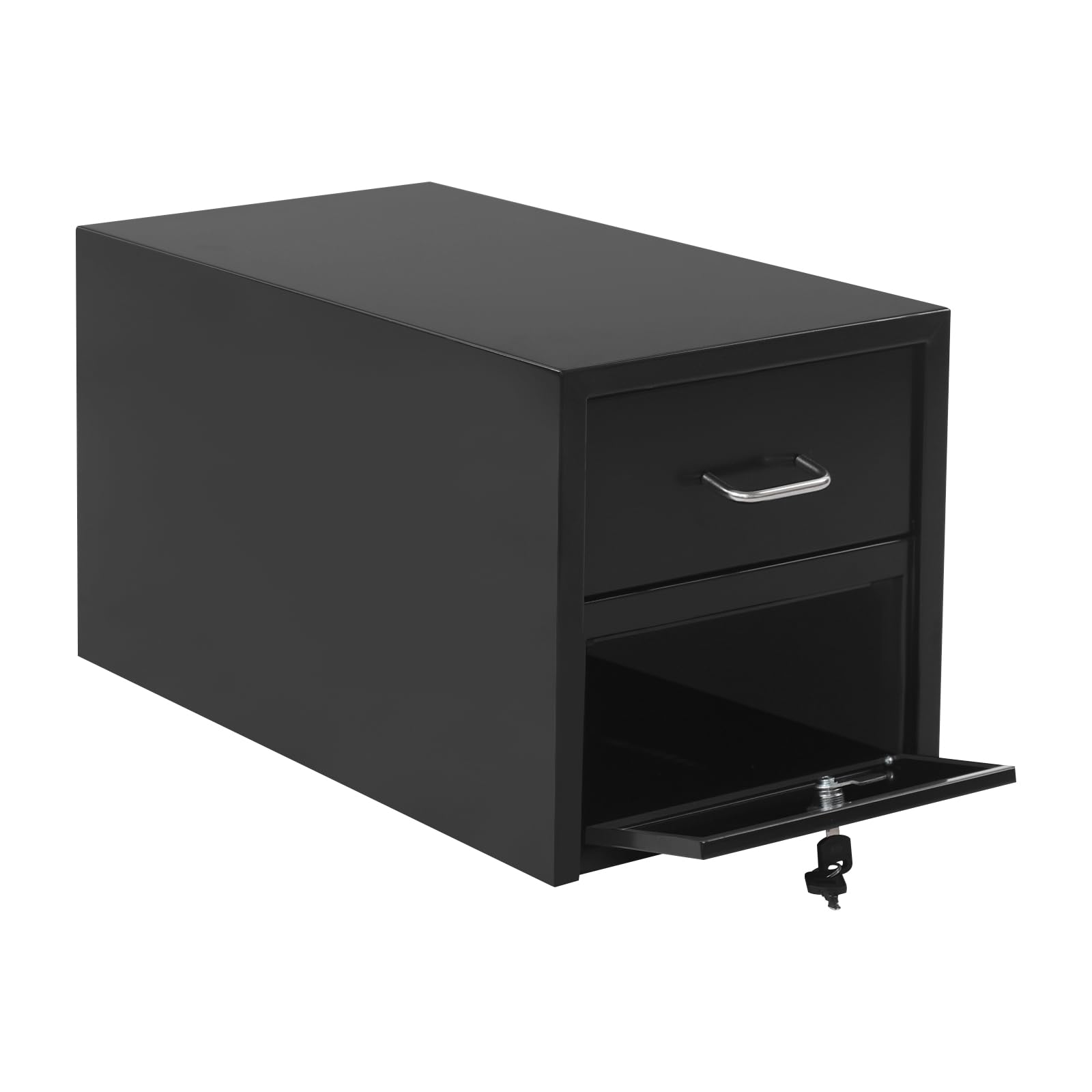 Heavy Duty Post Mount Mailbox with Secure Key Lock for Daily Package Delivery Outside Home
