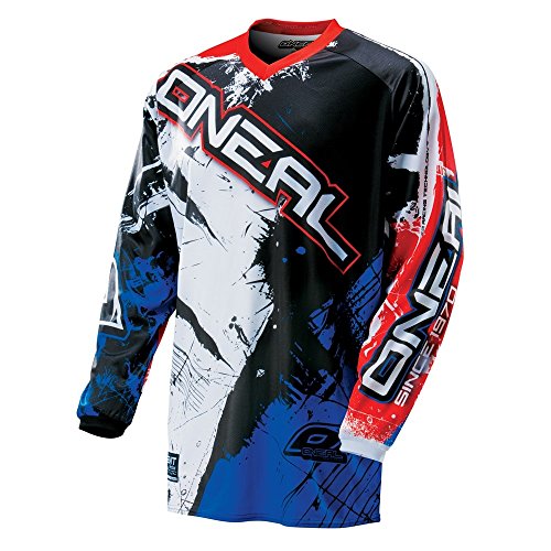 O'NEAL Element Shocker Jersey (Black/Blue/Red, Small)