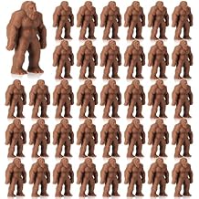 Chunful 36 Pcs Mini Bigfoot Figurines Gifts Little Sasquatch Bulk Miniature Bigfoot for Party Favors Sasquatch Fans Valentine Birthday Gifts for Men Women Home Bookcase Living Room Scenes Decor