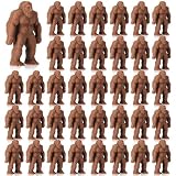 Chunful 36 Pcs Mini Bigfoot Figurines Gifts Little Sasquatch Bulk Miniature Bigfoot for Party Favors Sasquatch Fans Valentine Birthday Gifts for Men Women Home Bookcase Living Room Scenes Decor