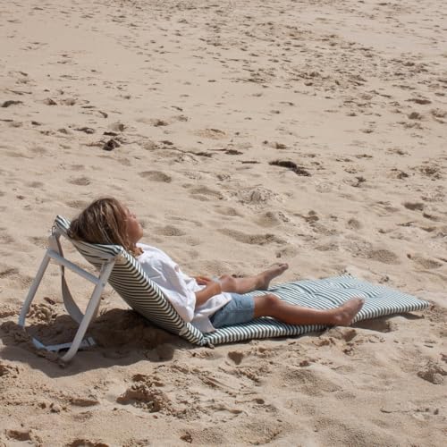 Chaise de plage inclinable Sunnylife avec matelas de qualité supérieure - 6