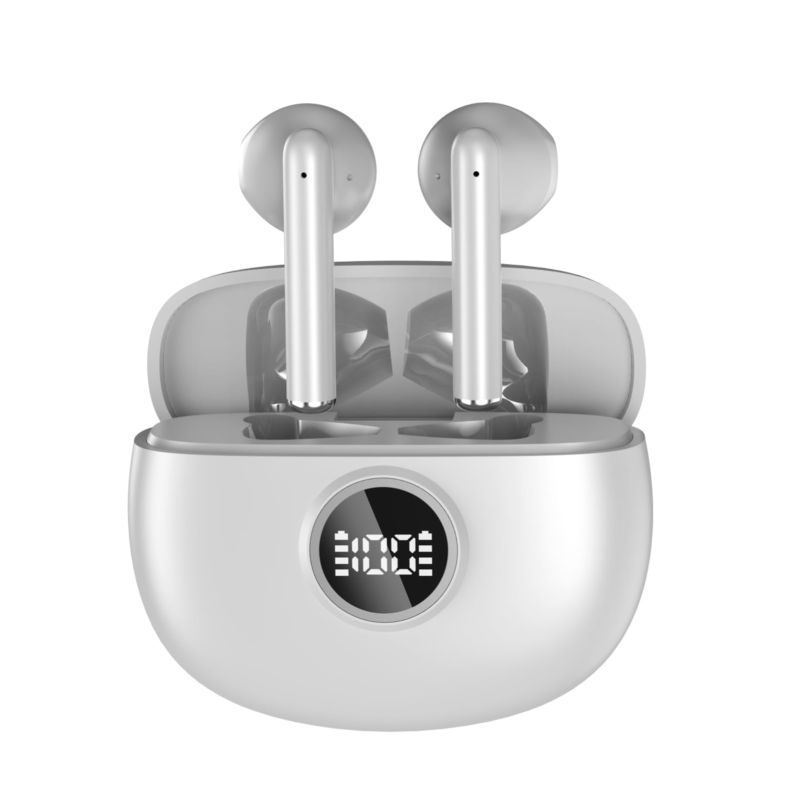 Drsaec Bluetooth Kopfhörer, 2026 Neu 6D Tiefer Bass In Ear Kopfhörer Kabellos Bluetooth 5.3 Kabellose Kopfhörer mit 4 ENC Mic, Noise Cancelling Earbuds, 40Std, USB-C, IP7 Wasserdicht Sport Ohrhörer