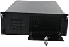 LALABU Network Cabinet 4U Network Cabinet Server Cabinet 7 x 3.5 Inch HDD Drive Bays with 80 mm Fan SL-450A for 19 Inch IT Devices A/V Devices