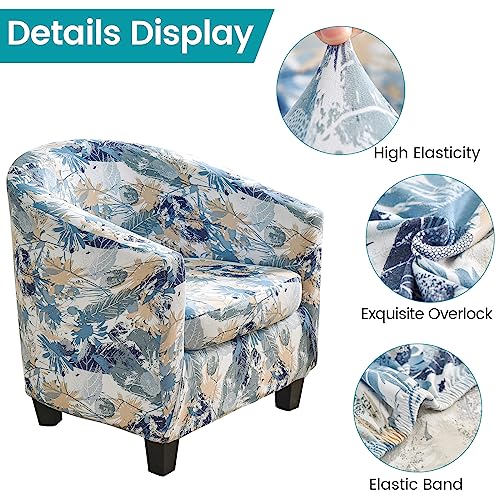 Jinayana Tub Chair Covers 2 Piece, High Stretch Bucket Chair Slipcover - Image 4