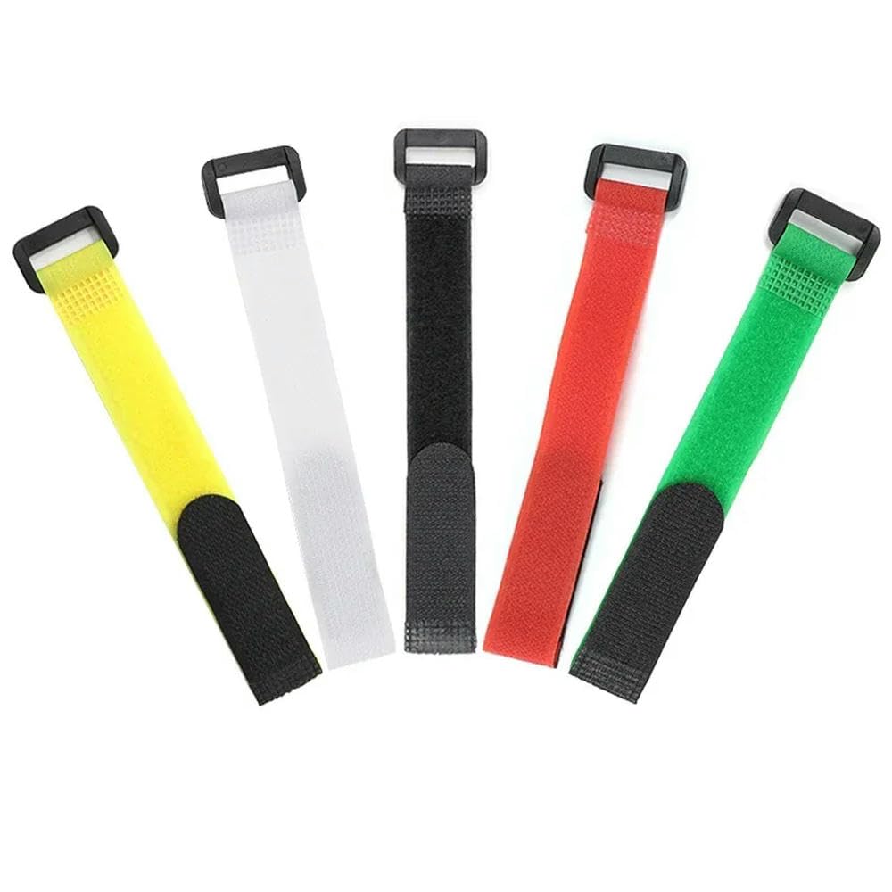 20/30/40/50 cm Fascette in Nylon con Fibbia inversa Cinghia Adesiva Riutilizzabile Chiusura a Strappo Cinghia Fissa Larghezza Adesiva 2 cm