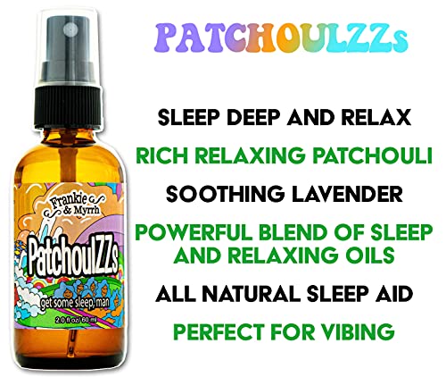Frankie & Myrrh PatchoulZZs | Patchouli & Lavender Body Spray/Linen/Room Spray | 2 Fl. Oz. Freshwater Mist - Image 3