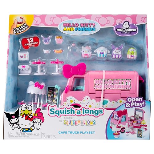 Squish-a-longs Hello Kitty and Friends Hello Kitty Cafe Truck Playset