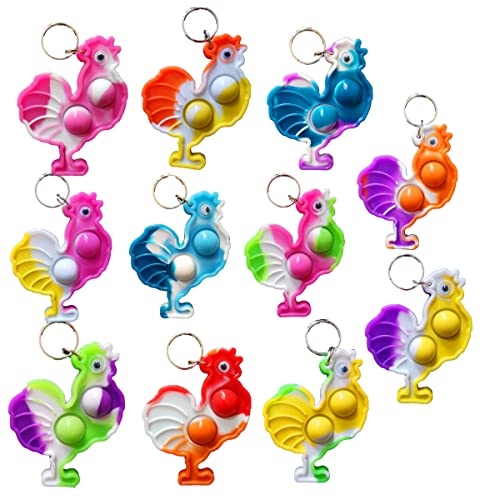 Image of 24 packs chicks Funny Summer Present Unique Mini Item Assorted fidgets Toys for Kids Children Classroom Students Gifts from Teacher,Birthday Party Bubble Favors