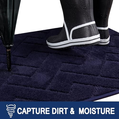 FCSDETAIL Dirt Trapper Indoor Door Mat 86 x 150 cm, Machine Washable Entrance Rug, Super Absorbent Dog Doormat, Non-slip Inside Floor Mat for Front Doors, Back Doors, Entryway, Muddy Shoes & Paws - Image 4