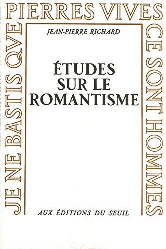 Etudes sur le romantisme