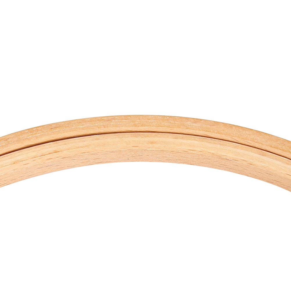 Ramka do haftu krzyżykowego, tamborek bambusowy, drewniana ręcznie robiona ramka do haftu okrągła do haftu krzyżykowego (18CM)