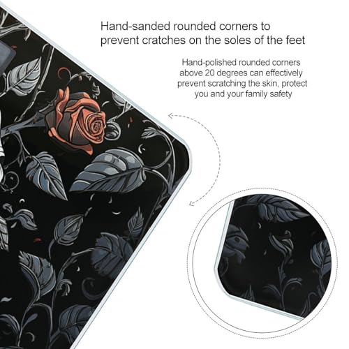 Báscula Digital de Peso Corporal Rose Gothic miniatura 4