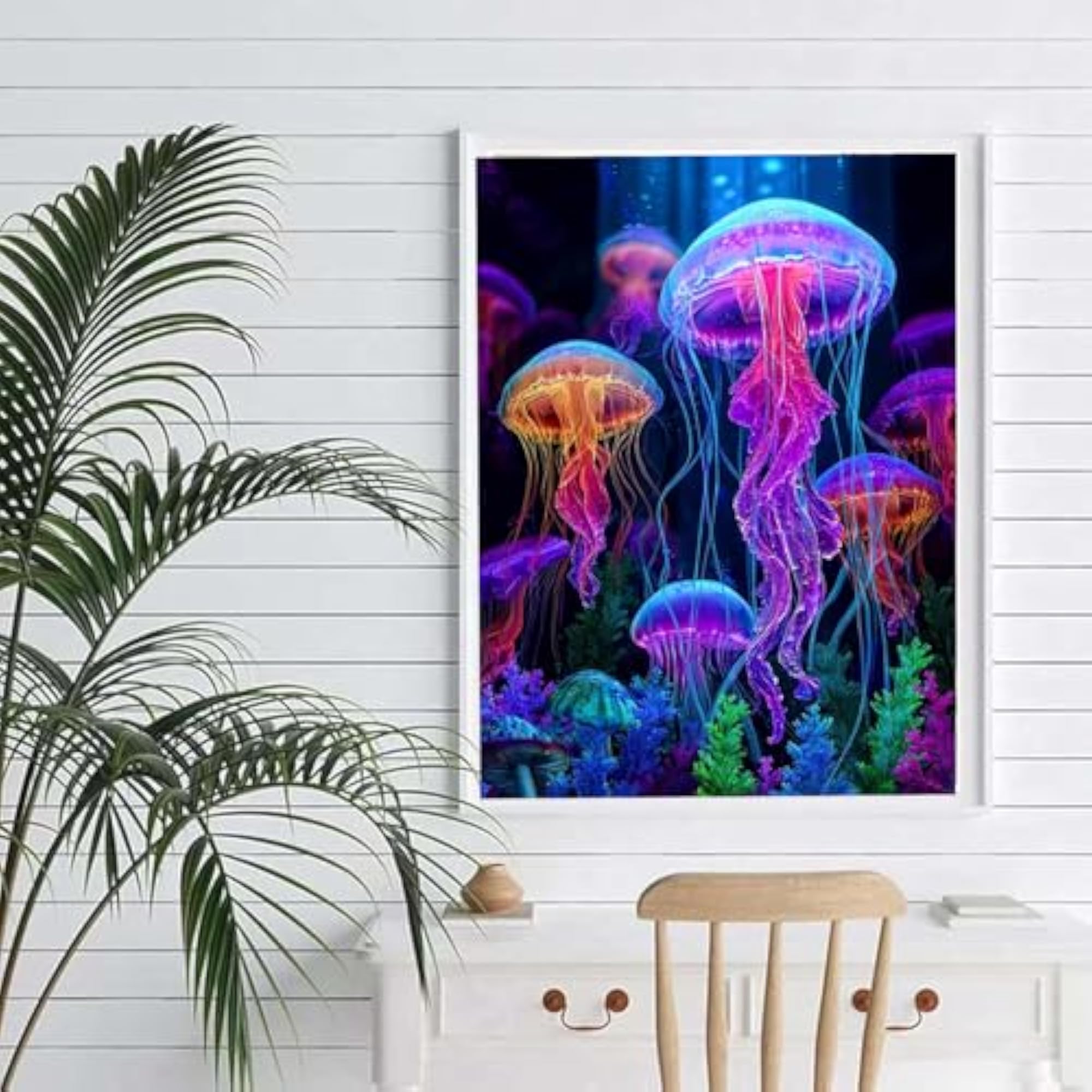 Diamond Art Kits for Adults, Jellyfish Wall Decor