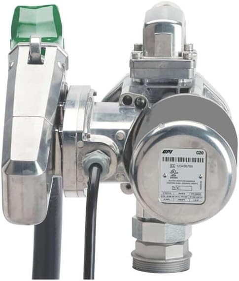 GPI - G20 Fuel Transfer Pump with Automatic Shut-off Nozzle, 20 GPM, 12 Volt (162000-03)