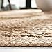 SAFAVIEH Cape Cod Collection Accent Rug - 2' x 3', Natural, Handmade Braided Jute, Ideal for High Traffic Areas in Entryway, Living Room, Bedroom (CAP355A)