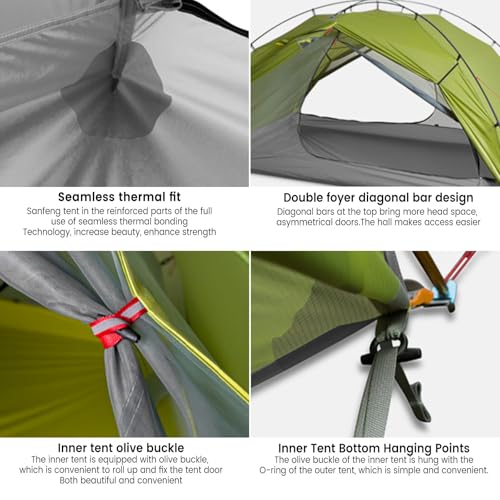 3F UL Gear Tienda Tai Chi 2 ultraligera para 2 personas miniatura 5