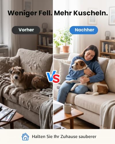 3-in-1 Hundebürste Unterwolle, Fellrechen & Enthaarungswerkzeug für Hunde – Ansicht 6