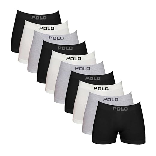 Kit 10 Cueca Boxer Algodão Cotton Box Masculina Premium
