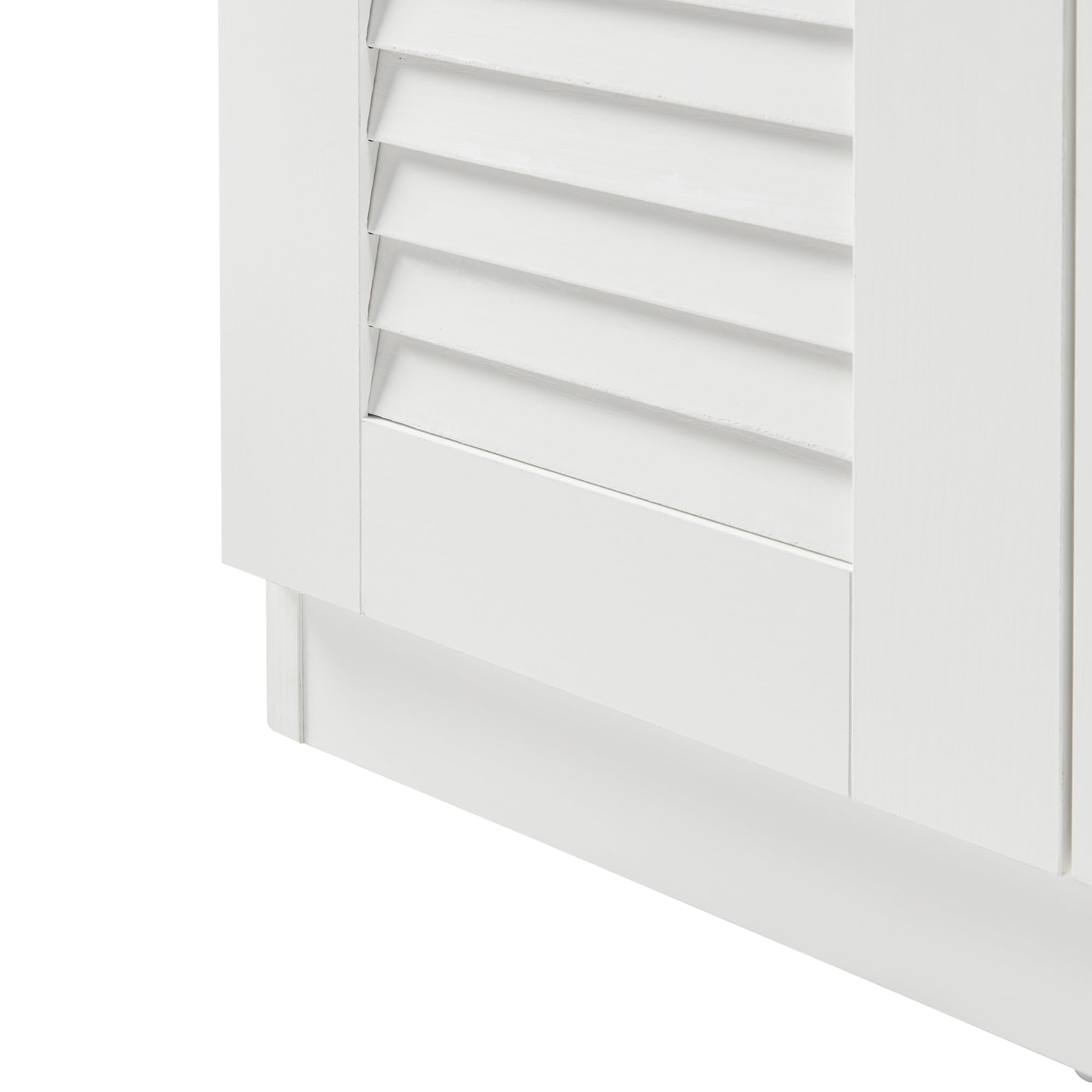 [en.casa] Mueble Zapatero Løten Armario con 9 Compartimentos para 18 Pares de Calzados + Banco Zapatero Puertas de Rejilla Buena Ventilación 97 x 120 x 36 cm - Blanco