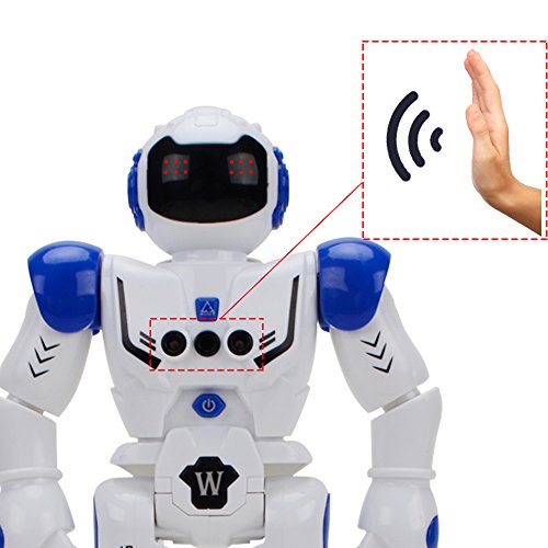 Happytime Remote Control Intelligent Robot Toy Smart Action Robot Walking Sing Dancing Programmable and Gesture Sensing for Children Kids Entertainment - Thumbnail 7