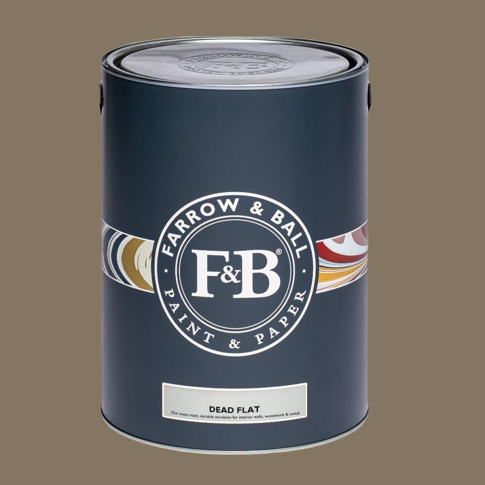 Farrow & Ball Dead Flat Broccoli Brown Matt Paint 5L