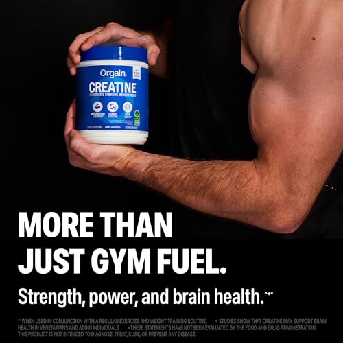 Orgain Creatine Monohydrate Micronized Powder 100 Servings, Unflavored — view 6