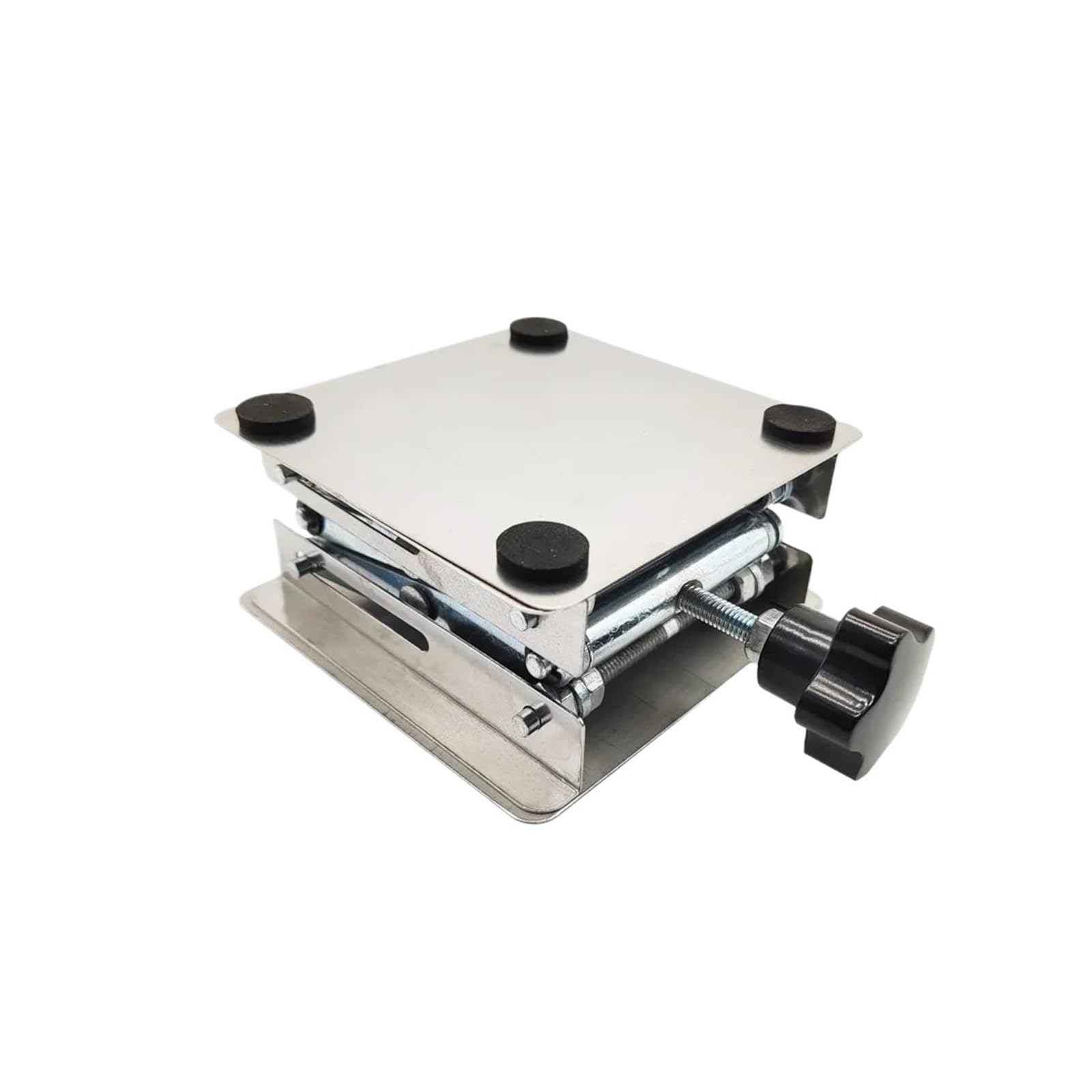 Mini Hubtisch 1 stücke Lift Tisch Labor Platte Jack Scissor Stand Plattform Router Werkbank Labor Zimmerei Werkzeuge | Aluminum