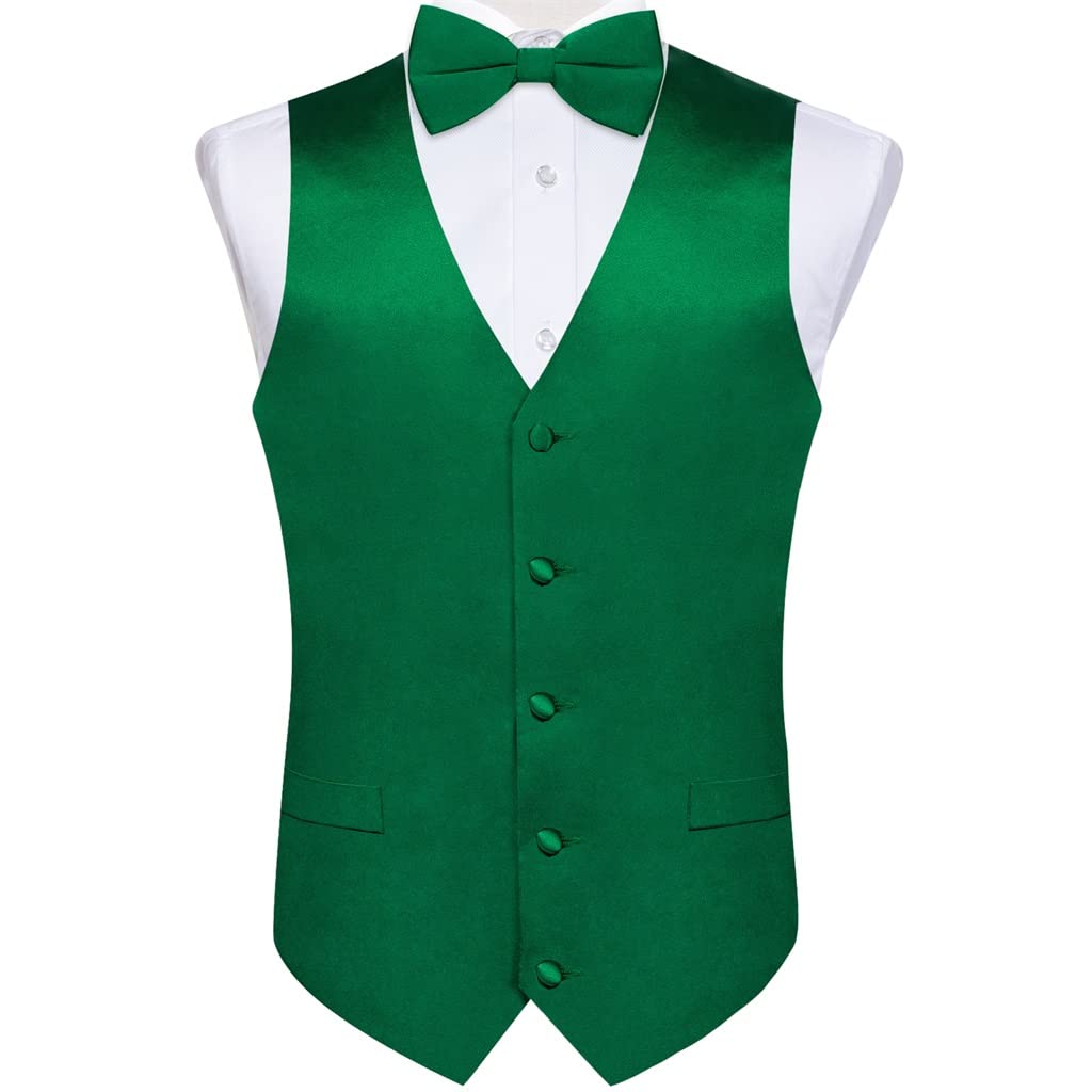 Costume gilet en soie artificielle JFDBGU et boutons de manchette de cérémonie haut de gamme