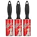 3 PCS Lint Rollers en Plastique Pet Hair Roll Cleaner Détachable Remplacement Tête Pet Pet Remover Autocollant pour Pet Hair, Dirt, Dust, Seats and Rugs