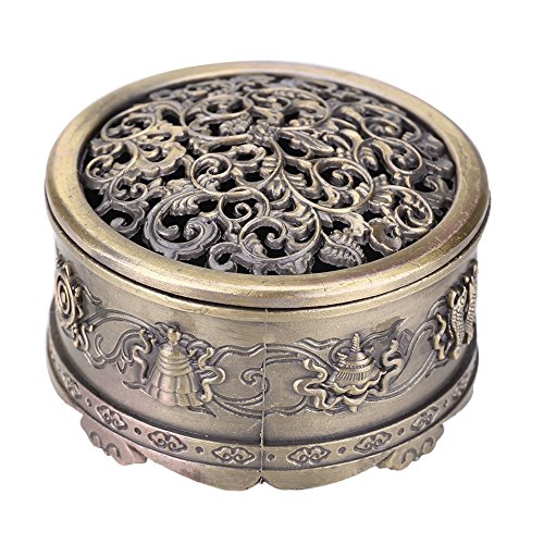 Quemador de Incienso Chino Tradicional Metal Vintage Palo Cono de Humo Artesanía...