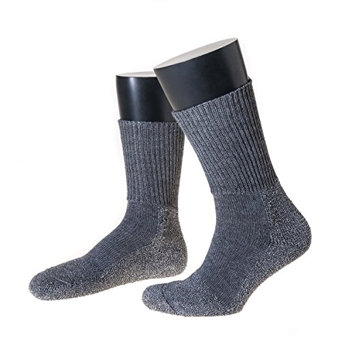 NORDPOL Gesundheits- und Funktionssocke F2"sensitiv" (ohne Gummi) mit Schurwolle, kurz, 3 Paar, oliv, Made in Germany, Gr. 42-44 Cover