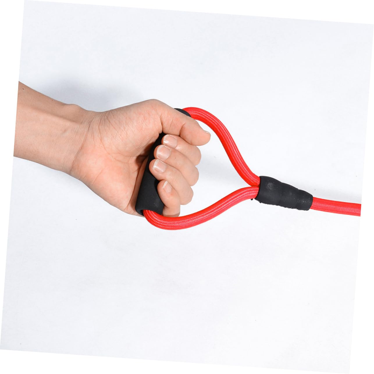 Mipcase Double Head Dog Traction Rope Practical Pulling Strap for Outdoor Training Pet Supplies for Dogs Red