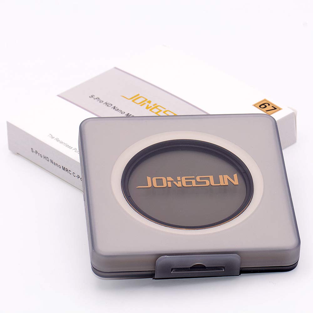 JONGSUN 67mm Polarizador Filtro, Circular Polarizer Filter, S-Pro HD Nano MRC16, 16-Capas Multicapa, Vidrio óptico NITTO AGC, Filtro CPL Para Lente De Cámara