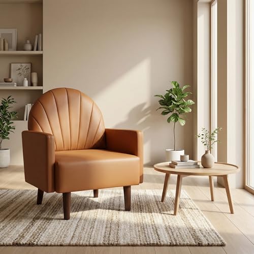 Sillón Espalda Capitoné Terciopelo Naranja oscuro miniatura 3