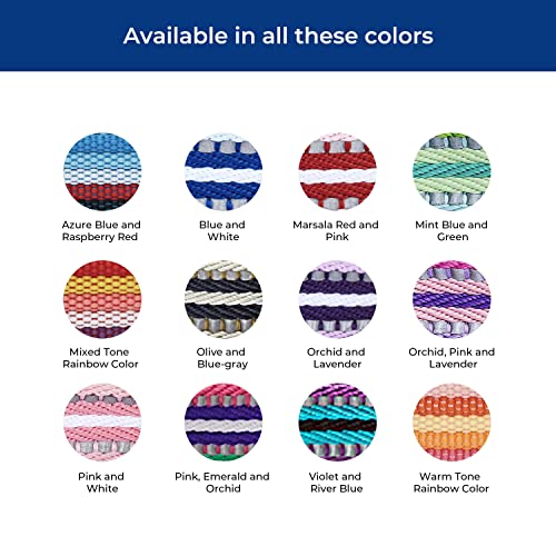 Blueberry-Pet-3M-Reflective-Dog-Collars-Adjustable-Dog-Collar-wMulti-Colored-Stripe-Mixed-Tone-Rainbow-Color-Nylon-Pet-Collars-for-Dogs-Refflective-Dog-Collar-for-Large-Dogs Blueberry Pet 3M Reflective Dog Collars Adjustable Dog Collar wMulti Colored Stripe Mixed Tone Rainbow Color Nylon Pet Collars for Dogs Refflective Dog Collar for Large Dogs