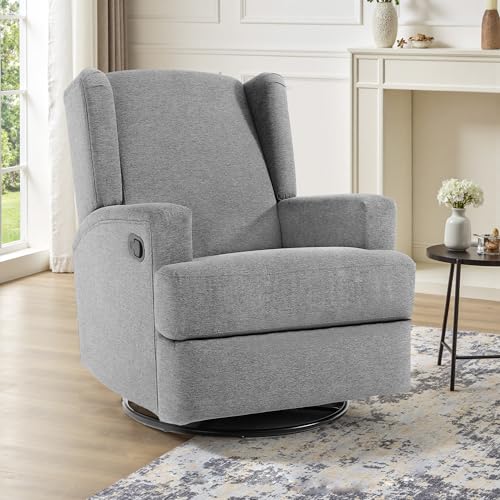 UIXE Swivel Glider Recliner Chair for Adults