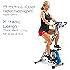 XTERRA Fitness FB150 Folding Exercise Bike, Silver, 31.5L x 18W x 45.3H in.
