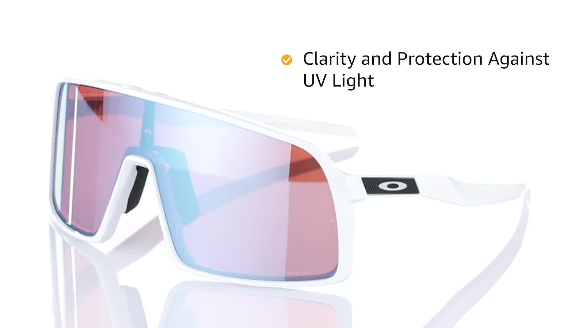 Watch Oakley mens Oo9406 Sutro Sunglasses, Polished White/Prizm