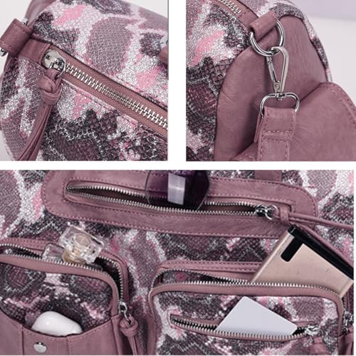 Image of Shoulder Purse for Women, Leather Women's Handbag Y2k Aesthetic Coquette Shoulder Bag Hobo Punk Trendy Ladies Purse
