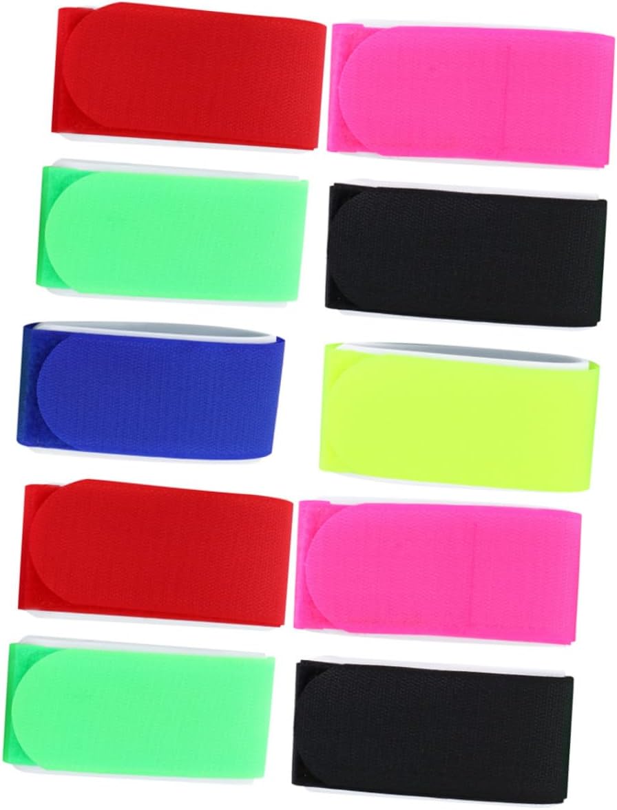 10pcs Snowboard Carrying Straps Nylon and Eva Material, Ski Fixing Bands Portable for Snowboard and Ski Accessories, Adjustable Fastening Webbing for Winter Sports Random Color