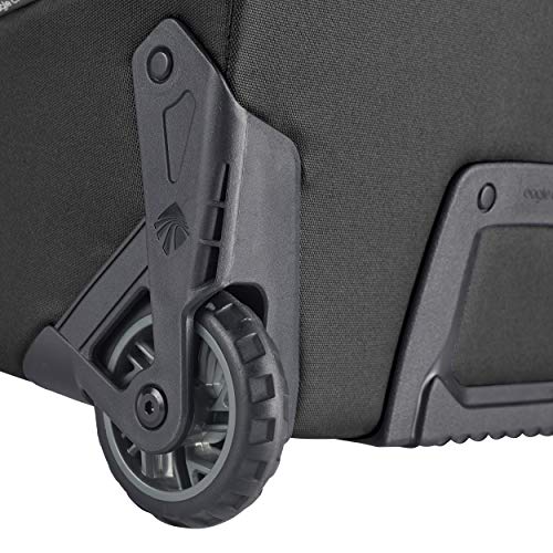 Eagle Creek Gear Warrior Carry Luggage Softside 2-Wheel Rolling Suitcase, Jet Black, 22 Inch