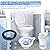 42049 Water Valve Style II Kit for Thetford Aqua Magic Style II Toilets, RV Toilet Water Valve Kit Replacement Style II Permanent Toilets, Rv Toilet Parts for Thetford with Closet Flange Seal