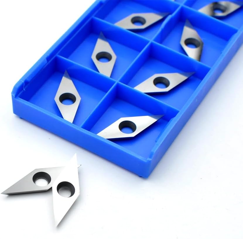 Diamond Carbide Replacement Insert cutter for woodturning, 10 x 28- Dia4.3mm with Sharp Point Indexable carbide cutter fits For Detailer Wood Turning Tools, 10pcs