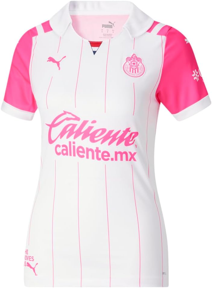 PUMA Women's Chivas Breast Cancer Awareness Soccer Jersey 21-22 (X-Large)