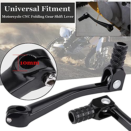 image for LAXEEM Motorcycle Gear Shifter Aluminum Folding CNC Gear Shifter Shift